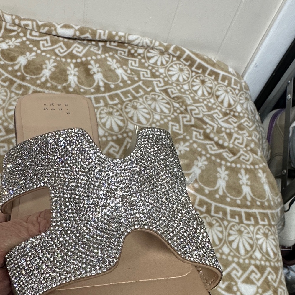 a new day Silver Embellished Slide Sandals - Picture 6 of 8